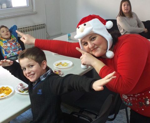 Podijeljeni paketići korisnicima prava i usluga Centra